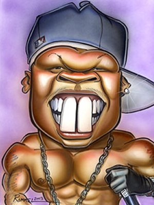 carricature de 50 cent